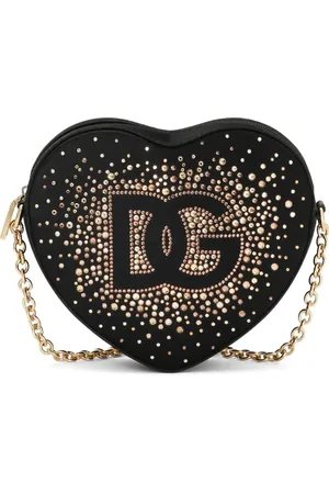 Dolce & Gabbana Bolsa corazón con detalles de cristal