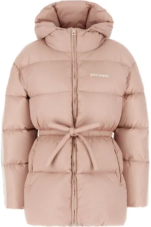 Palm Angels Chamarra capitonada con capucha y cordones