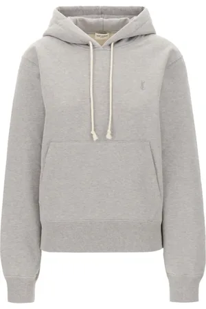 Saint Laurent Hoodie con logo Cassandre