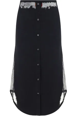 Diesel Falda midi O-Malva