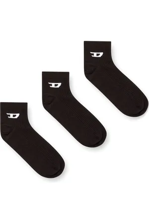 Diesel Pack de tres pares de calcetines con logo