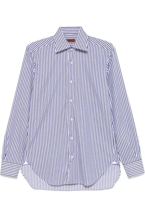 BARBA Camisa con rayas estampadas