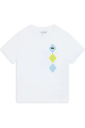 Lacoste Playera con detalle de rombos