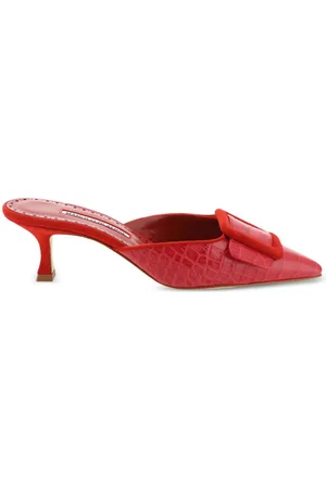 Manolo Blahnik Mules Maysale con tacón 50mm