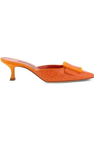Manolo Blahnik Mules Maysale con tacón 50mm