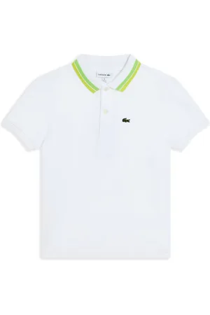 Lacoste Playera tipo polo con cuello italiano