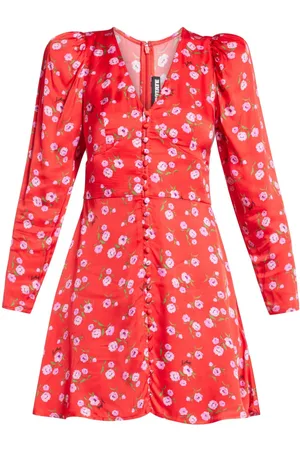 ROTATE Vestido corto con estampado floral