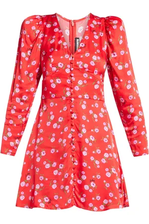 ROTATE Vestido corto con estampado floral
