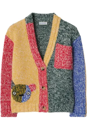 Burberry Cárdigan de cachemira con diseño color block