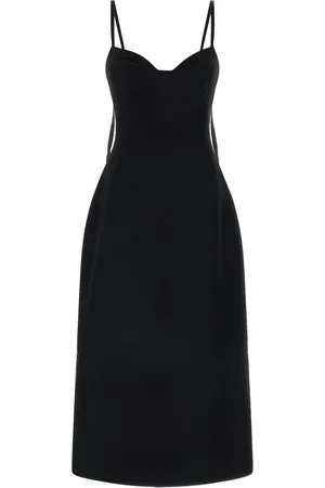 CO Vestido midi estilo bustier