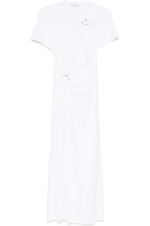 Paco rabanne Vestido midi de tejido jersey