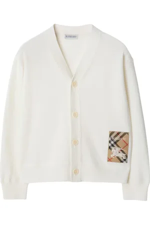 Burberry Cárdigan con motivo de cuadros