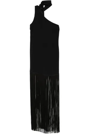 ‎Taller Marmo‎ Vestido asimétrico con flecos