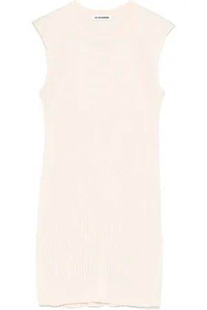 Jil Sander Top tejido de canalé