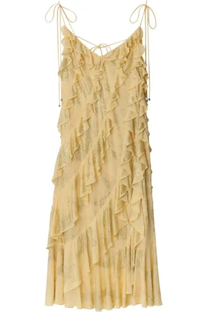Burberry Vestido midi Crystal Paisley