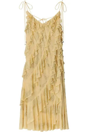 Burberry Vestido midi Crystal Paisley