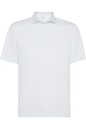 Brunello Cucinelli Playera tipo polo lisa