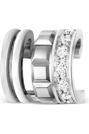 Boucheron Arete Quatre Radiant Edition en oro blanco de 18kt con diamantes