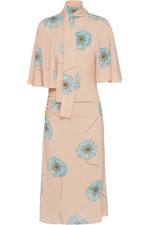 Prada Vestido con estampado floral
