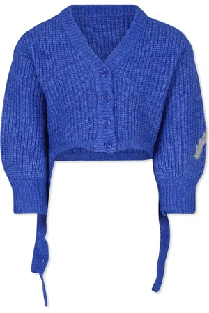 Msgm Cárdigan tejido de canalé