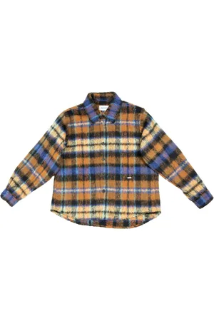 Ader Error Camisa con cuadros estampados