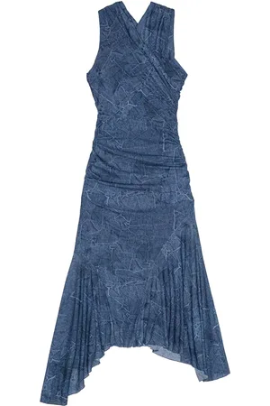 Ganni Vestido midi Marl
