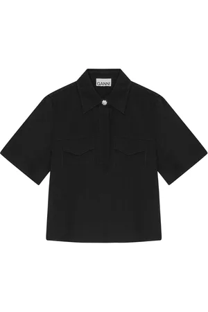 Ganni Blusa de sarga