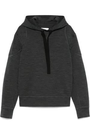Jil Sander Hoodie con efecto mélange