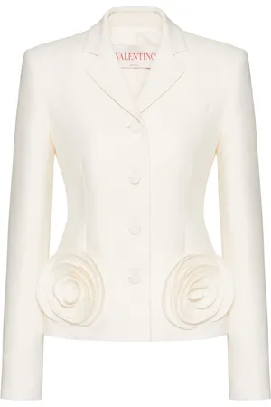 VALENTINO GARAVANI Blazer con apliques florales