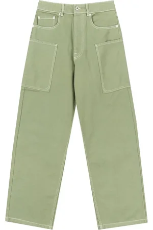 Kenzo Pants cargo Elephant Flag Green