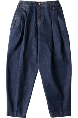 Kenzo Pantalones tapered con aplique del logo