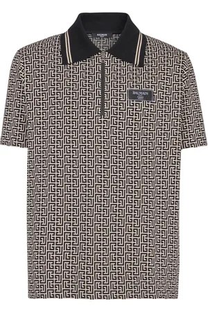 Balmain Playera tipo polo Labyrinth