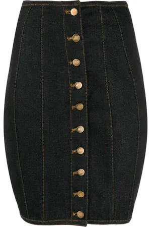 Jean Paul Gaultier Falda de mezclilla tipo corset 1992