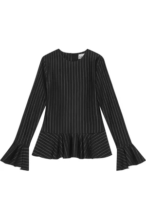 Ganni Blusa con peplum