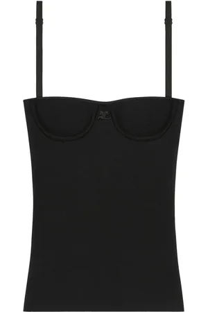 Courrèges Top con diseño entrelazado