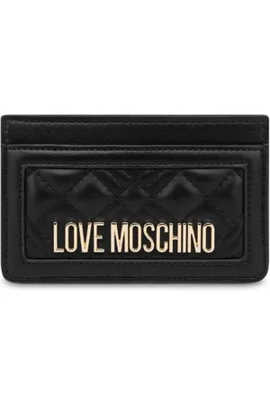 Moschino Tarjetero con placa del logo