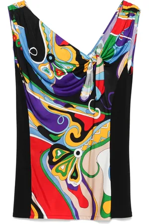 Puccini Top con estampado Orchidee