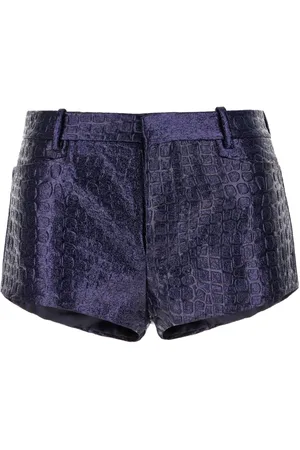 Tom Ford Shorts con efecto de piel de cocodrilo