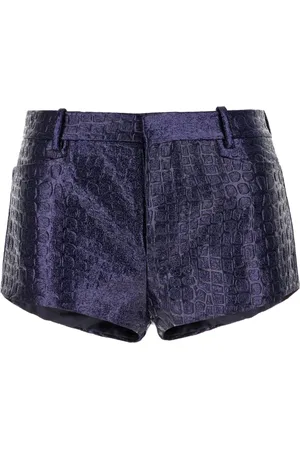 Tom Ford Shorts con efecto de piel de cocodrilo