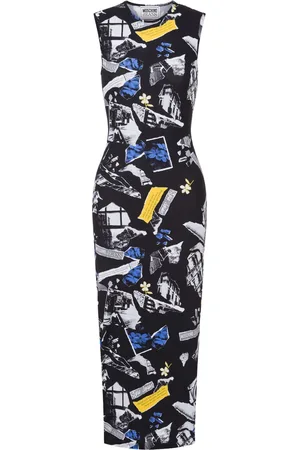 Moschino Vestido midi con diseño estampado