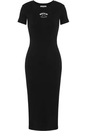 Moschino Vestido midi tejido de canalé