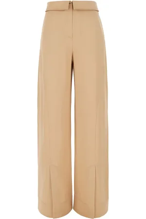 Alberta Ferretti Pantalones palazzo con cierre oculto