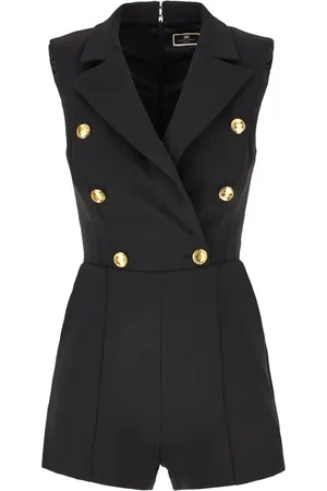 Elisabetta Franchi Jumpsuit corto con doble botonadura
