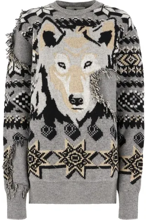 Etro Suéter con motivo de lobo