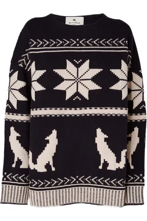 Etro Suéter de tejido fair isle