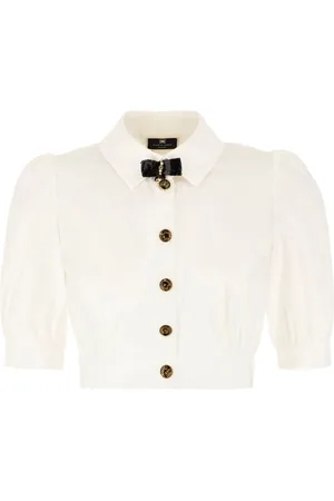 Elisabetta Franchi Blusa de popelina