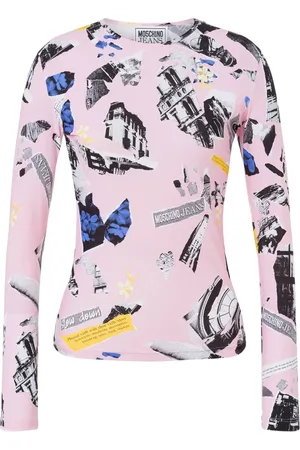 Moschino Playera con estampado de collage