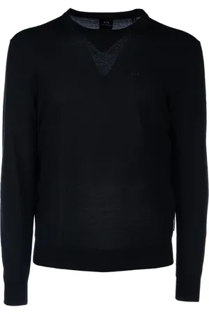 Armani Exchange Suéter con cuello redondo