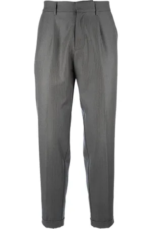 CRUNA Pantalones con estampado de rayas diplomáticas
