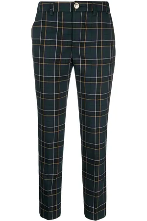 Liu Jo Pantalones rectos con motivo de cuadros